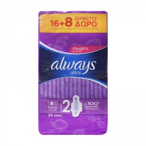 Always Ultra Pads Long 24 