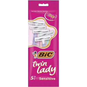 Bic Tek Kullanımlık Jiletli Çanta Twin Lady 5'li