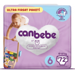 Canbebe Ultra Fırsat Paketi No 6 72 Adet