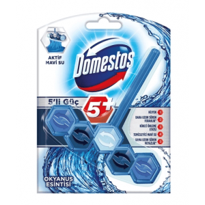 Domestos 5'li Güç Aktif Mavi Su Okyanus Esintisi 55 Gr