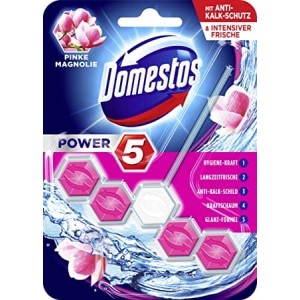 Domestos 5'li Güç Tuvalet Bloğu Manolya Ferahlığı 55 Gr 