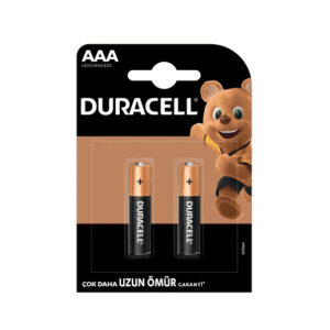 Duracell Temel Kalem Pil 2-Aaa 2 Adet