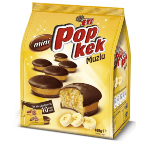 Eti Mini Popkek With Banana 180 gr