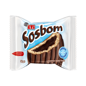 Eti Sosbom Çikolata Kaplı & Çikolata Soslu Kek 50 Gr