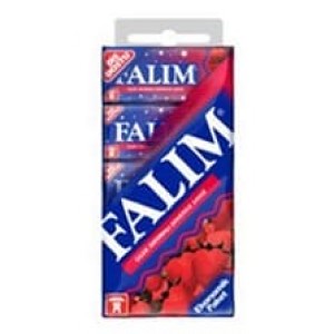 Falım Şekersiz Sakız Çilek Multipack 1X5X5 Adet