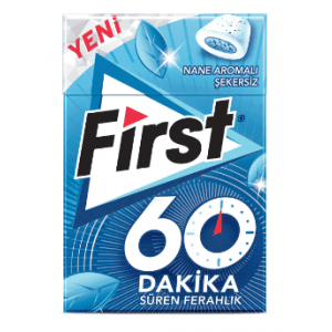 First 60 Dakika Naneli Sakız 20 Gr