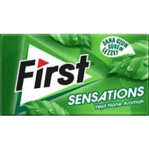 First Sakız  Sensations Yeşil Nane 27 Gr