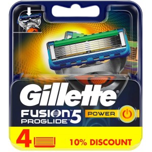 Gillette Fusion Proglide Power Blades 4 pc