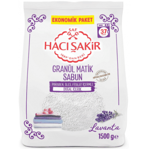 Hacı Şakir Granül Matik Sabun Lavanta 1500 Gr