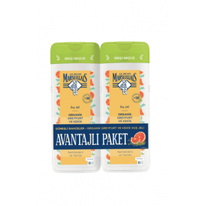 Le Petit Marseiliais Organik Greyfurt Ve Kekik Duş Jeli Avantaj Paketi 2X400 Ml
