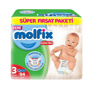 Molfix Pants Super Packet No 3 94 pc