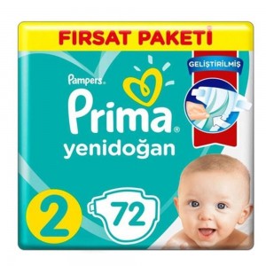 Pampers Prima No2  72 Adet 