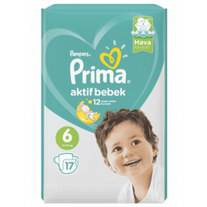 Pampers Prima No6  17 Adet 