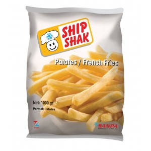 Sanpa Gıda Patates Kızartması Ship Shak (Parmak Cipsi) 2500 Gr