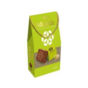 Şölen Milango Milk Chocolate With Pistachio Filled With Pistachio Cream 225 gr 