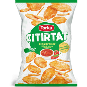 Torku Çıtırtat Taco Aromalı Cips Kraker 60 Gr