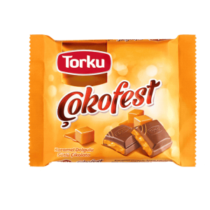 Torku Çokofest Caramel Filled Milk Chocolate 60 gr 