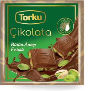 Torku Milk Chocolate With Pistachio 65 gr 