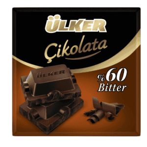 Ülker Bitter Kare Çikolata 60 Gr