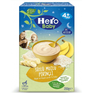 Ülker Hero Baby Sütlü Muzlu Pirinçli Bebek Maması 200 Gr