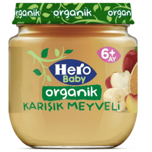 Ülker Hero Baby Organik Karışık Meyveli Bebek Maması 120 Gr