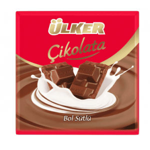 Ülker Sütlü Kare Çikolata 60 Gr 