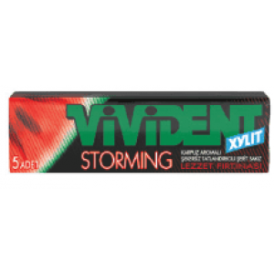 Vivident Storming 5P Stick Karpuz Sakız 14 Gr