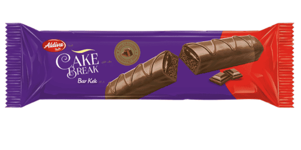 Aldiva Cake Break Chocolate Cream And Coated Cocoa Bar Cake 50 gr