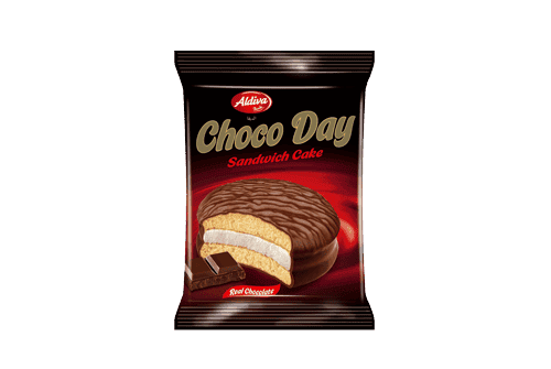 Aldiva Chocoday Sütlü Çikolata Kaplı Marshmallowlu Kek 23 Gr