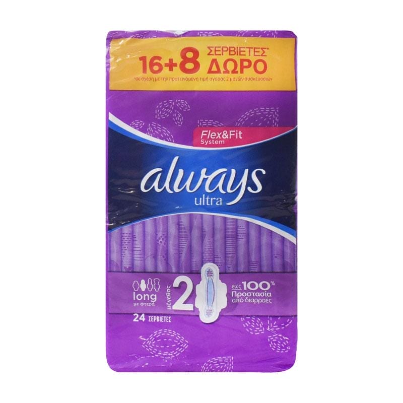 Always Ultra Pads Long 24 