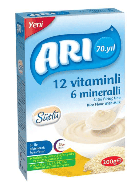 Arı Mama Sütlü Pirinç Unu 200 Gr