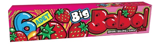 Big Babol Stick Çilekli Sakız 25 Gr