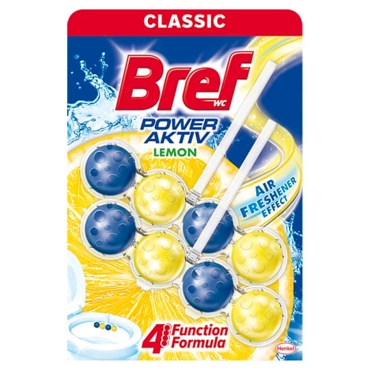 Bref Tuvalet Bloğu Klasik Power Aktif Limon İkili  