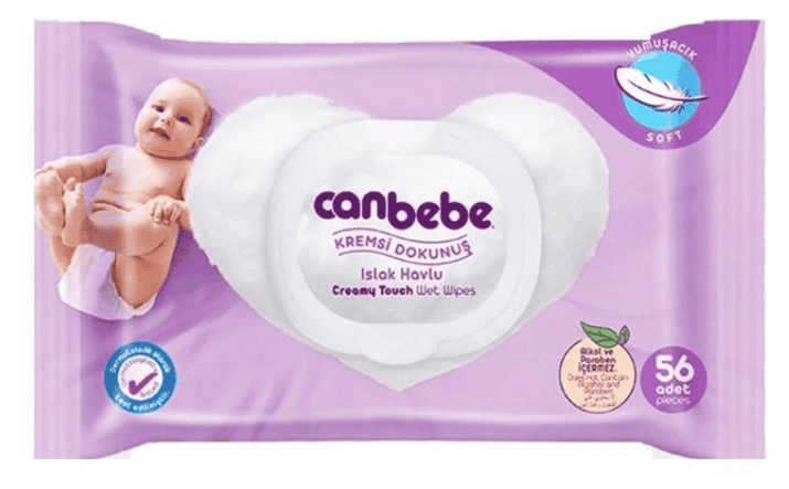 Canbebe Creamy Touch Wet Towel 56 pcs