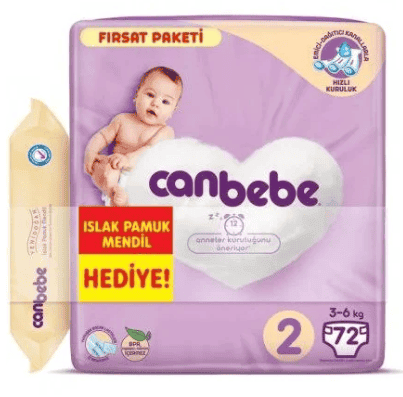 Canbebe Fırsat Paketi No 2 72 Adet