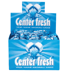 Center Fresh Mono Yeşil Naneli Sakız 4 Gr