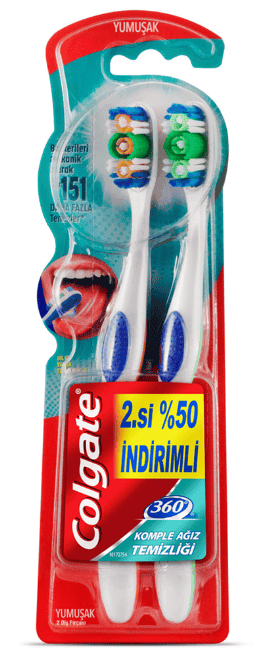 Colgate 360 1+1 Diş Fırçası 1 Adet