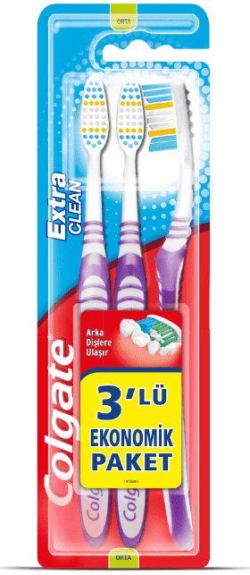 Colgate Extra Clean 2+1 Toothbrush 1 pcs