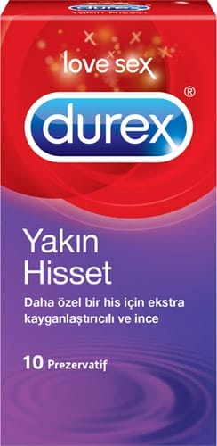 Durex Kondom Daha Yakın Duygular Ultra Kaygan 10 Adet