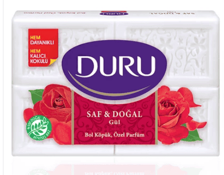 Duru Sabun Saf&doğal Gül 600 Gr