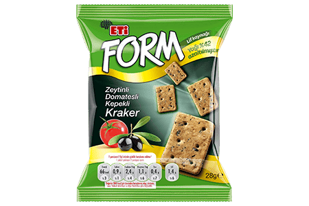 Eti Form Zeytinli Domatesli Kepekli Kraker 30 Gr