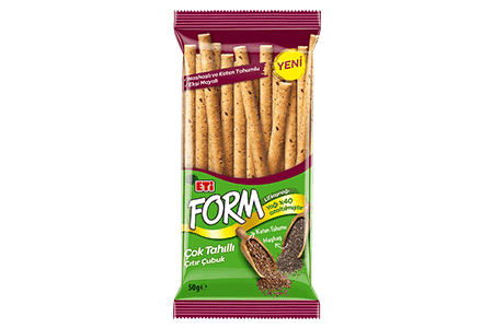 Eti Form Keten Tohumlu Çubuk Kraker 50 Gr