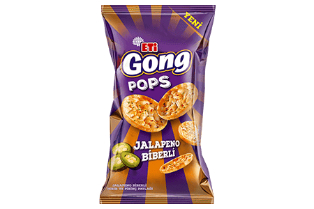 Eti Gong Pops Jalapenolu 80 Gr