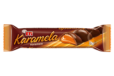 Eti Karamela - Milk Chocolate With Caramel Filling 30 gr 