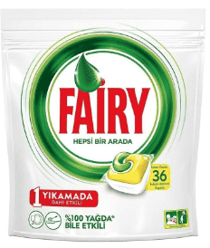 Fairy Tablet Hepsi Bir Arada 36 Adet 