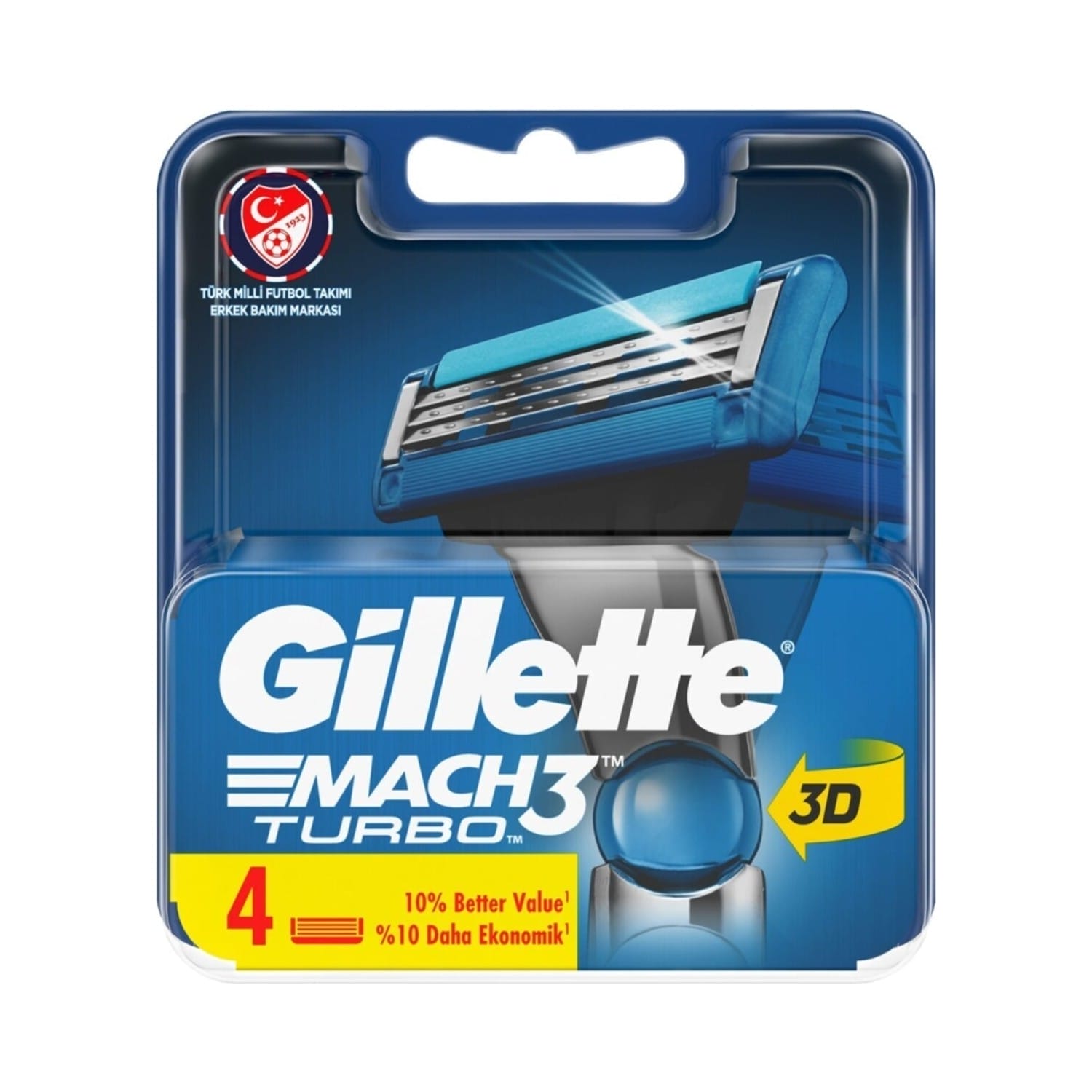 Gillette Mach 3 Turbo  4 Adet