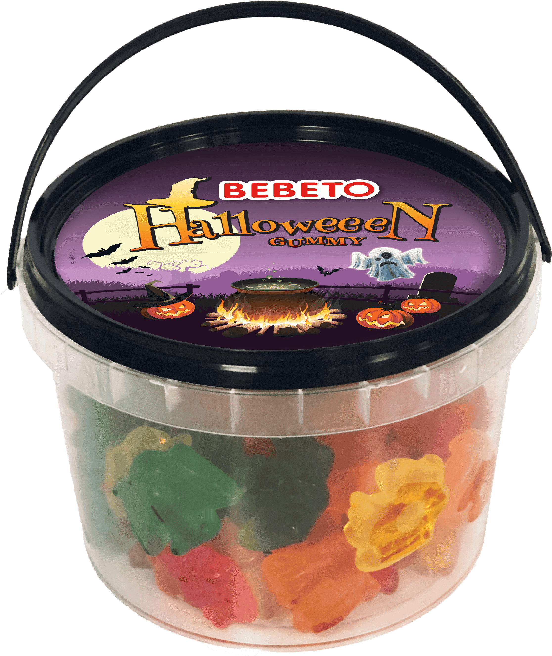 Kervan Gıda Bebeto Jelly Candy Halloweeen Bat 250 grX18