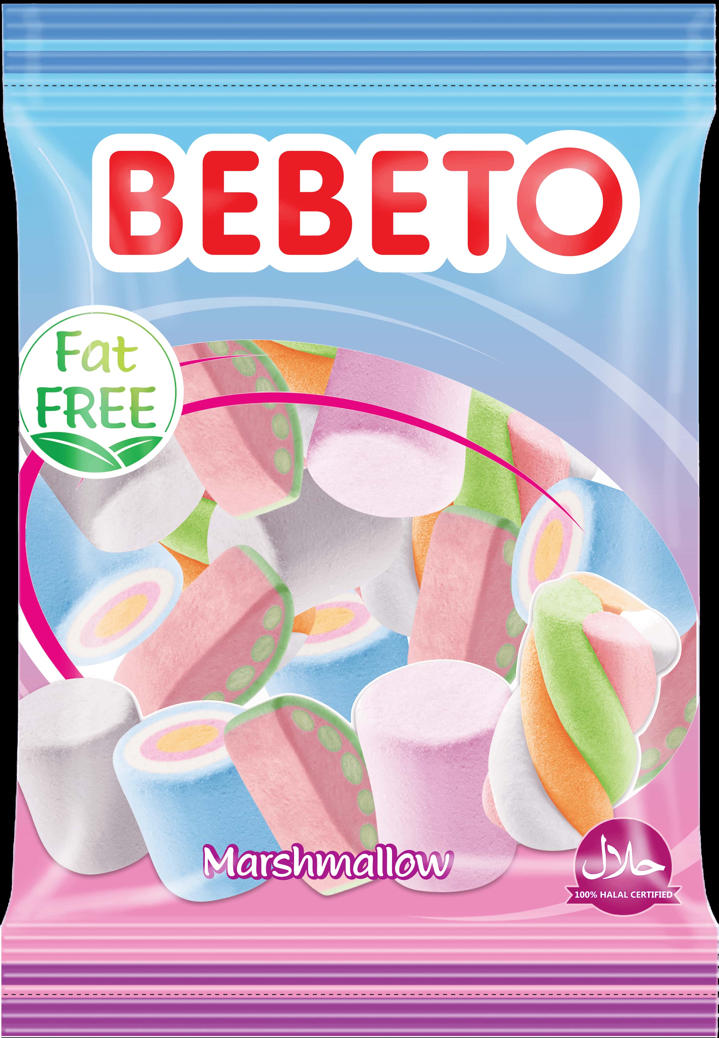 Kervan Gıda Bebeto Marshmallow Candy Mix 135 grX12