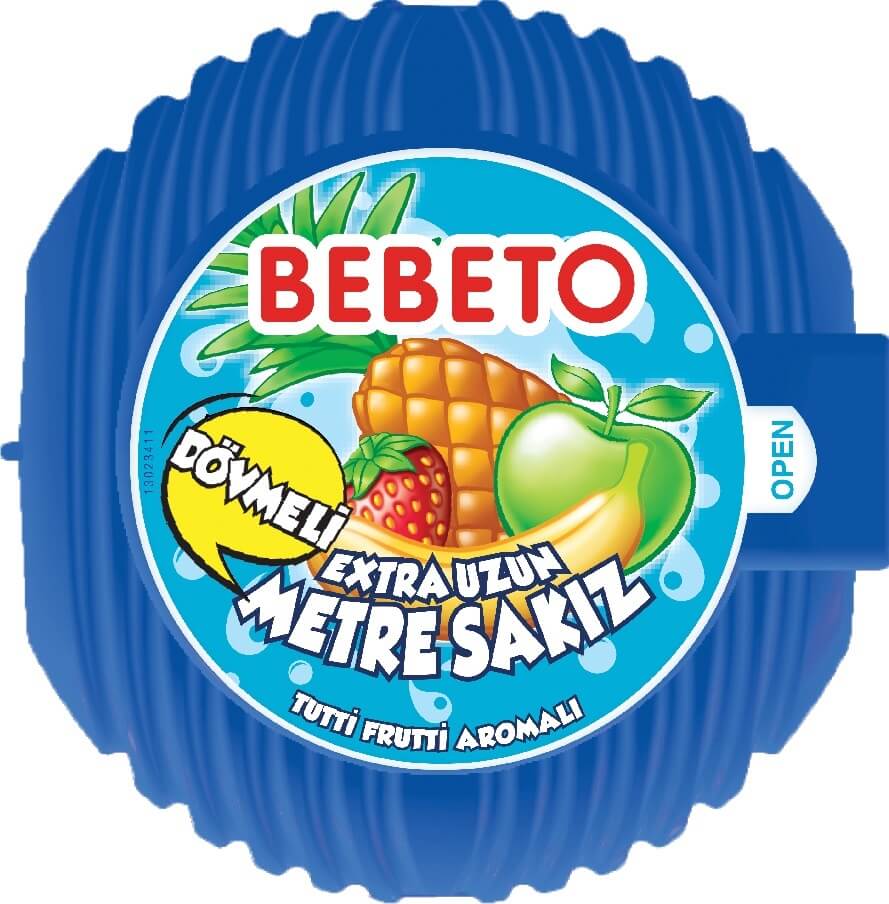 Kervan Gıda Bebeto Meter Gum Tutti Frutti 40 grX36 