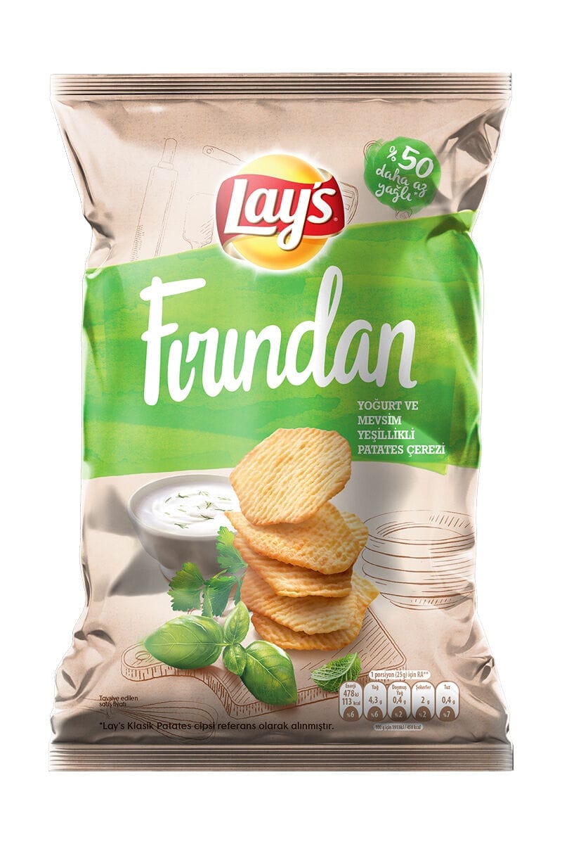 Lays From Yoğurt Ve Mevsim Yeşillikleri 95 Gr